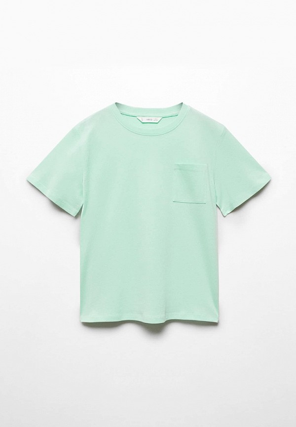 

Футболка Mango Kids, Зеленый, BASIC6