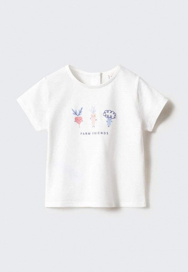 

Футболка Mango Kids, Белый, FARM
