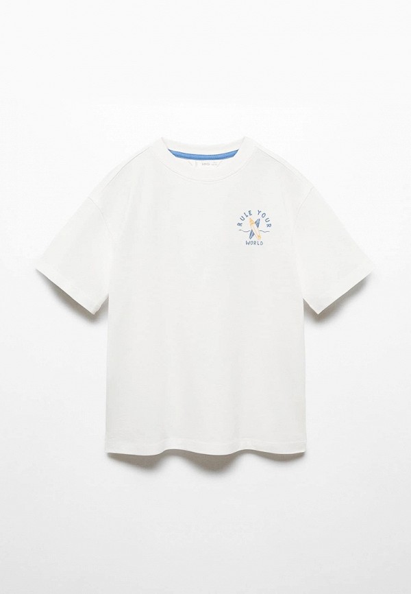 

Футболка Mango Kids, Белый, RULE