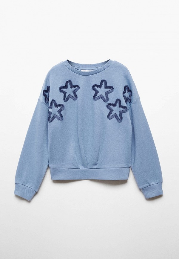 

Свитшот Mango Kids, Голубой, ESTRELLA