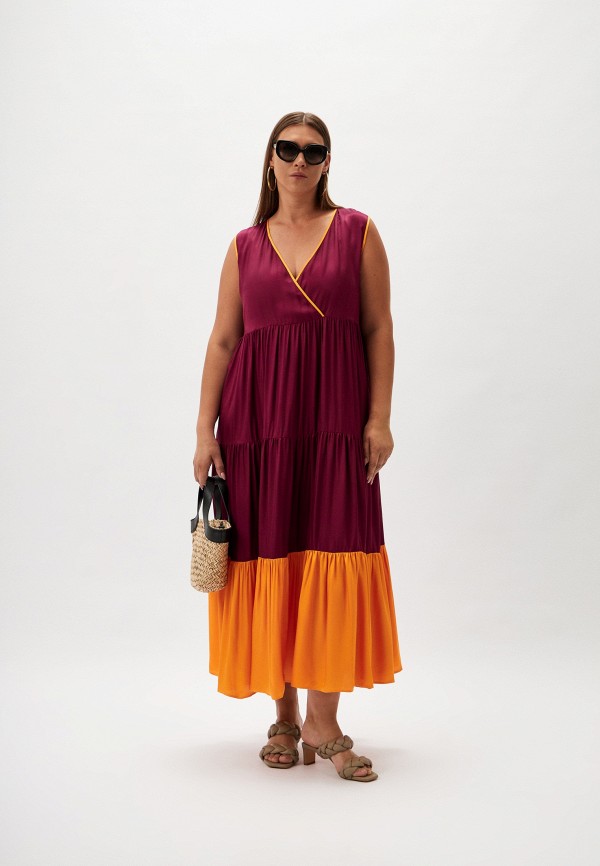 

Платье Persona by Marina Rinaldi, Бордовый, ROLLIO NOW