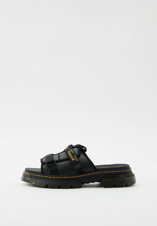 

Сабо Dr. Martens, Черный, Ayce Black Milled Coated Leather & Black Webbing (Cd-117)