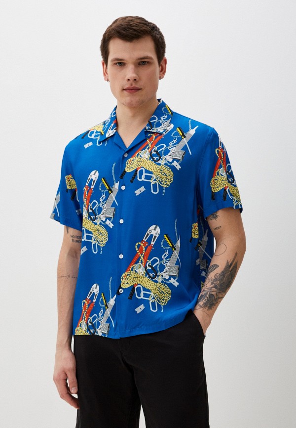

Рубашка Huf, Синий, SKIDROKYO