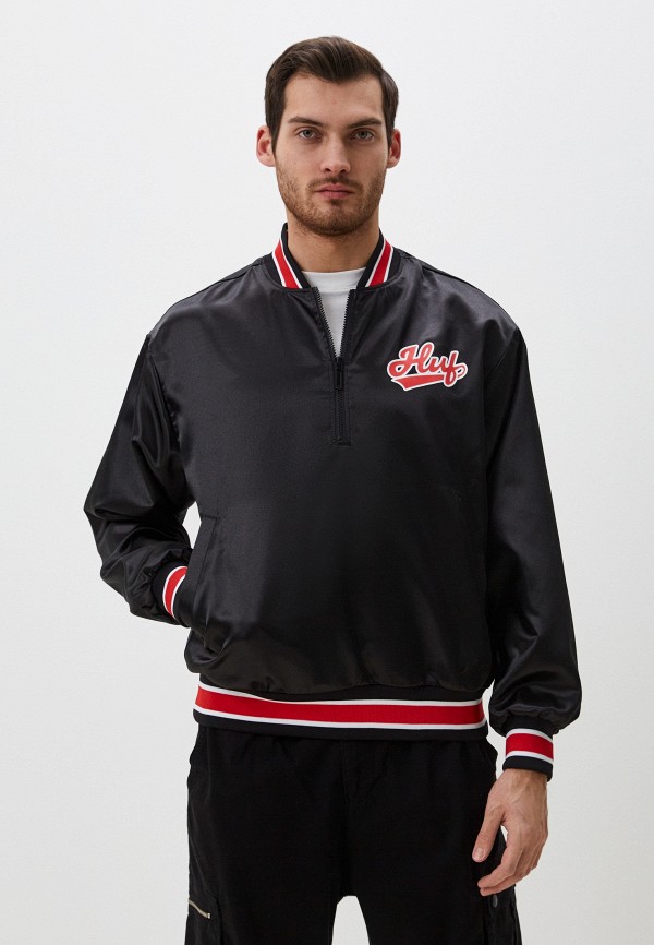 

Куртка Huf, Черный, POP FLY SATIN BASEBALL