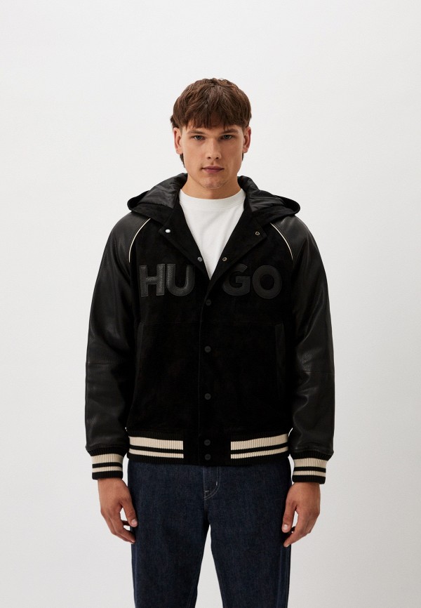 

Куртка кожаная Hugo, Черный, Loder