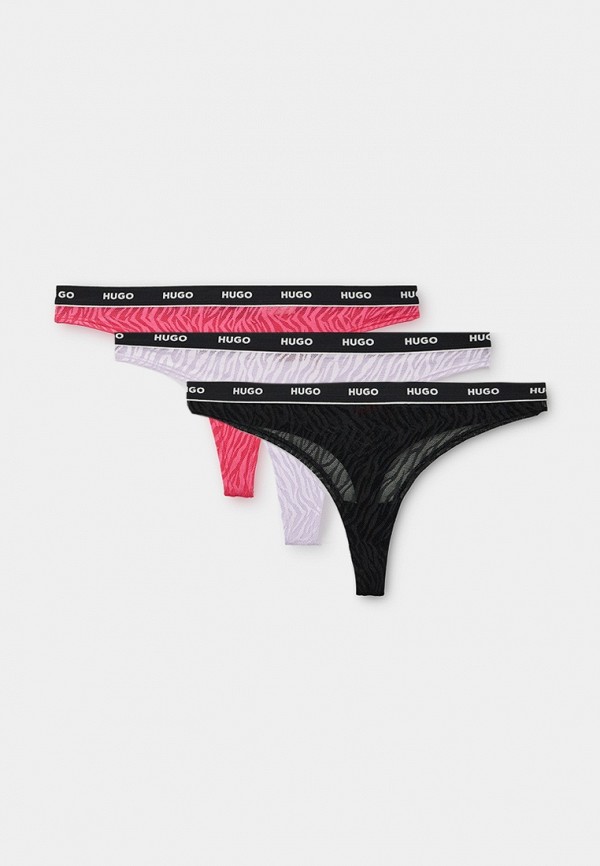 

Трусы 3 шт. Hugo, Разноцветный, TRIPLET THONG LACE
