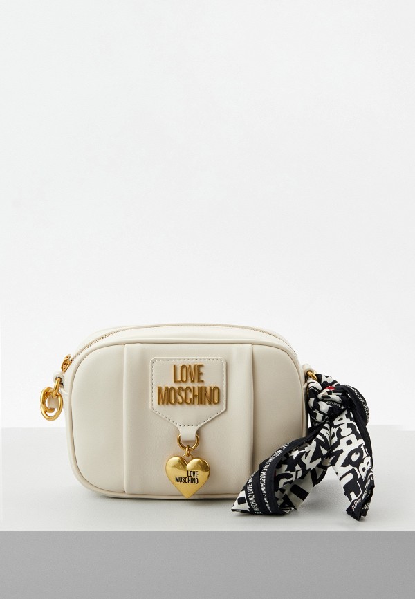 

Сумка и платок Love Moschino, Бежевый