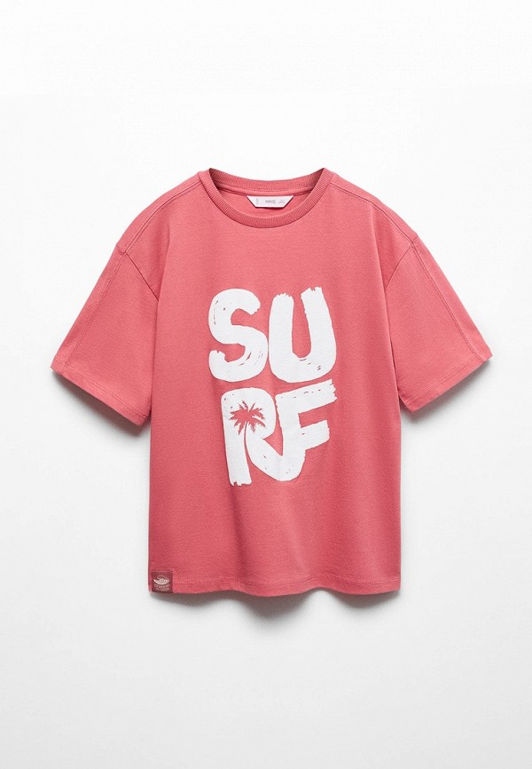 

Футболка Mango Kids, Розовый, PUFF
