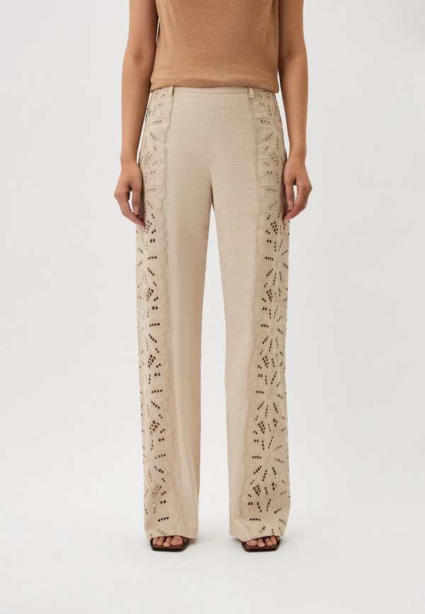 

Брюки Alberta Ferretti, Бежевый