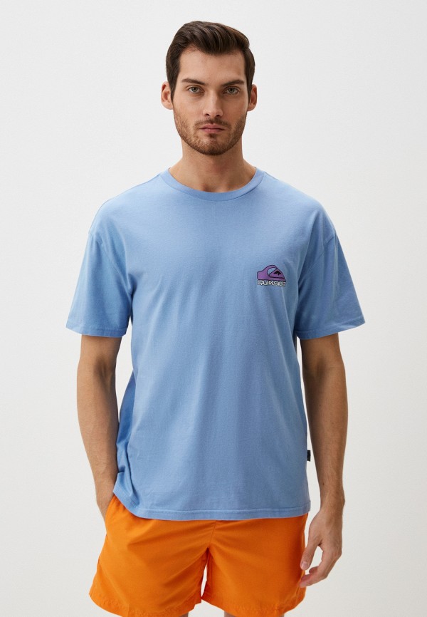 

Футболка Quiksilver, Голубой, TAKEUSBACKLOGO TEES PZE0