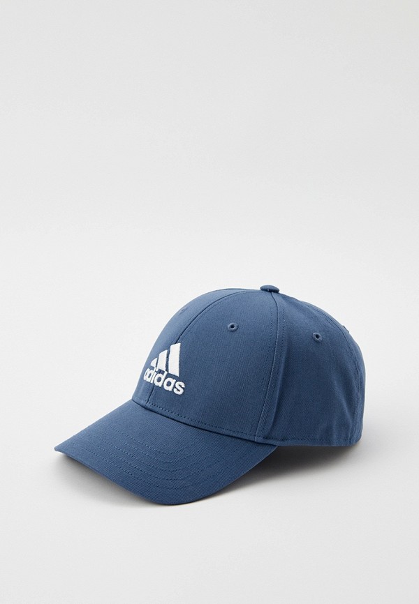 

Бейсболка adidas, Синий, BBALL CAP COT