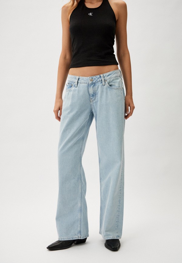 

Джинсы Calvin Klein Jeans, Голубой, EXTREME LOW RISE BAGGY
