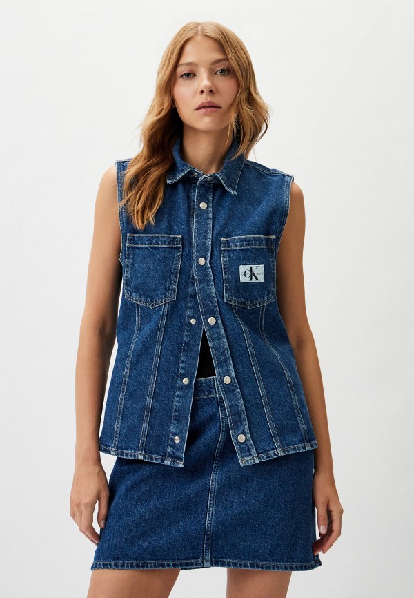 

Жилет джинсовый Calvin Klein Jeans, Синий