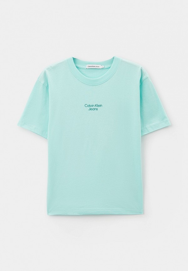 

Футболка Calvin Klein Jeans, Бирюзовый