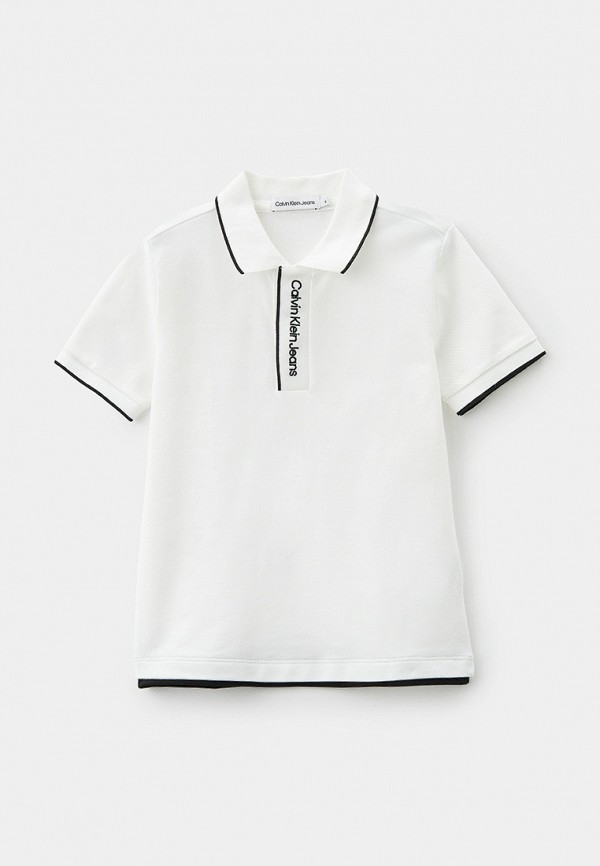 

Поло Calvin Klein Jeans, Белый