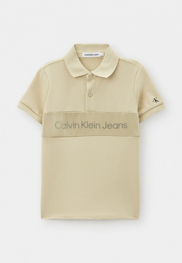 

Поло Calvin Klein Jeans, Бежевый