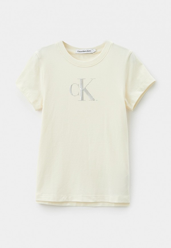 

Футболка Calvin Klein Jeans, Бежевый