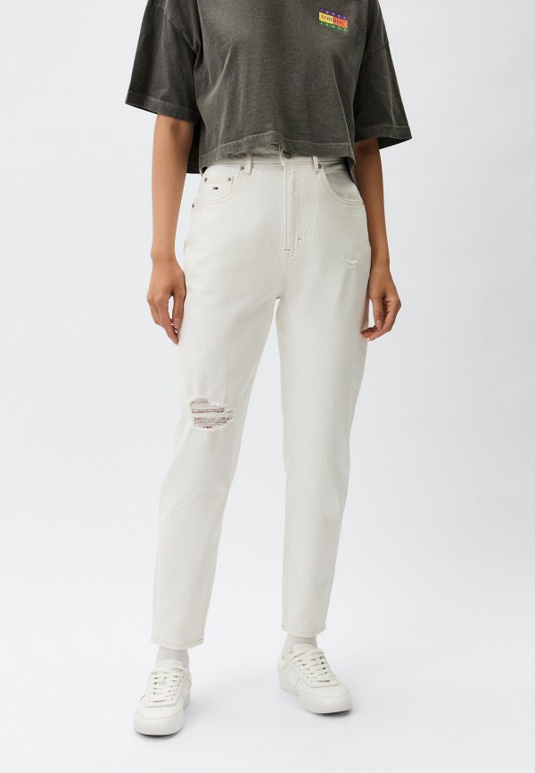

Джинсы Tommy Jeans, Белый, MOM JEAN UH TPR