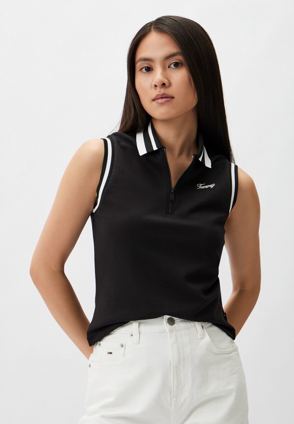 

Поло Tommy Jeans, Черный
