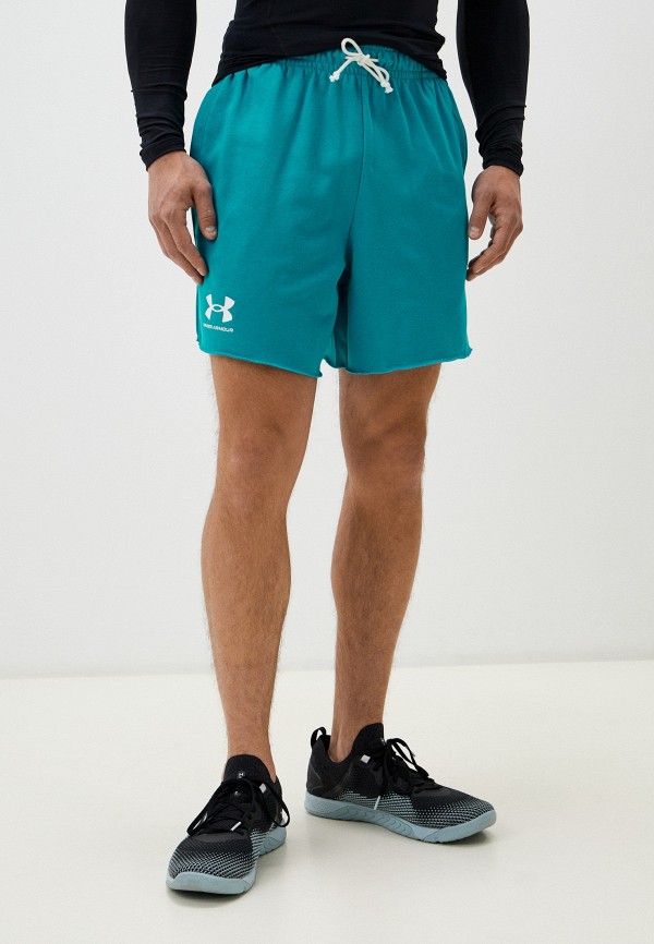 

Шорты спортивные Under Armour, Бирюзовый, UA RIVAL TERRY 6IN SHORT