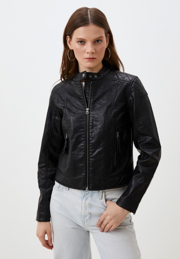 

Куртка кожаная Pepe Jeans, Черный