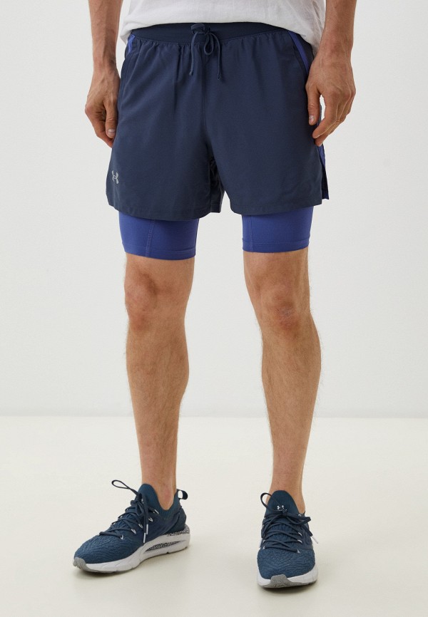 

Шорты спортивные Under Armour, Синий, UA LAUNCH 5 2-IN-1 SHORT
