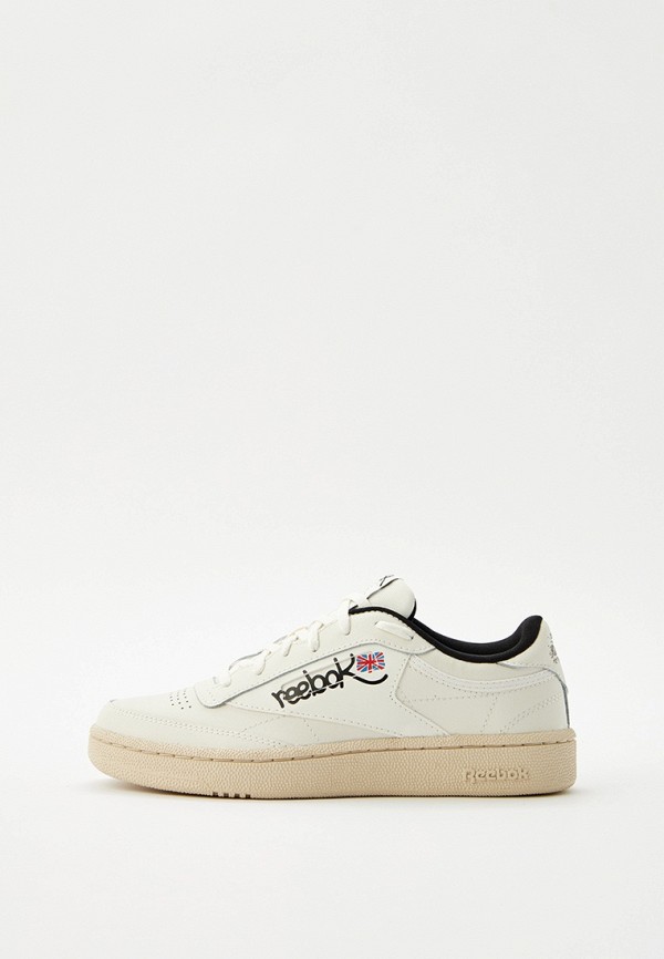 

Кеды Reebok, Бежевый, CLUB C 85