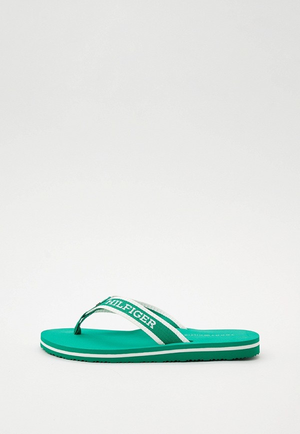 

Сланцы Tommy Hilfiger, Зеленый