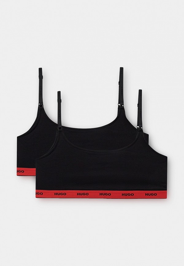 

Бюстгальтеры 2 шт. Hugo, Черный, TWIN BRALETTE STRIPE
