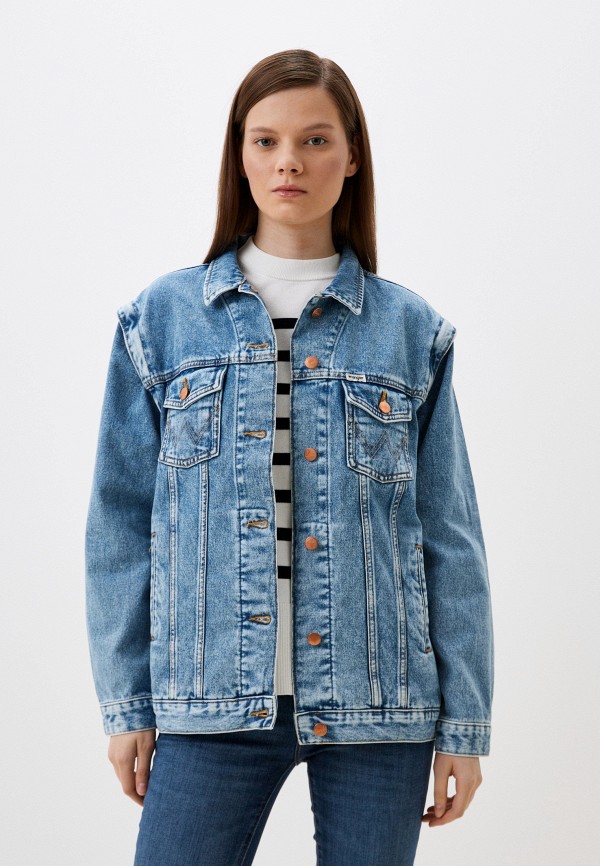

Куртка джинсовая Wrangler, Голубой, трансформер