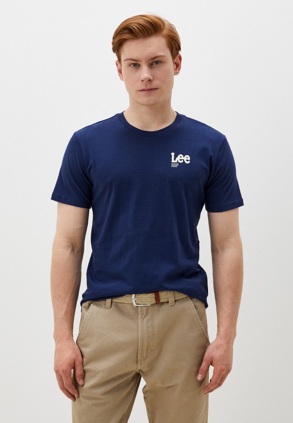 

Футболка Lee, Синий, REGULAR