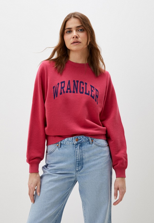 

Свитшот Wrangler, Розовый, RELAXED
