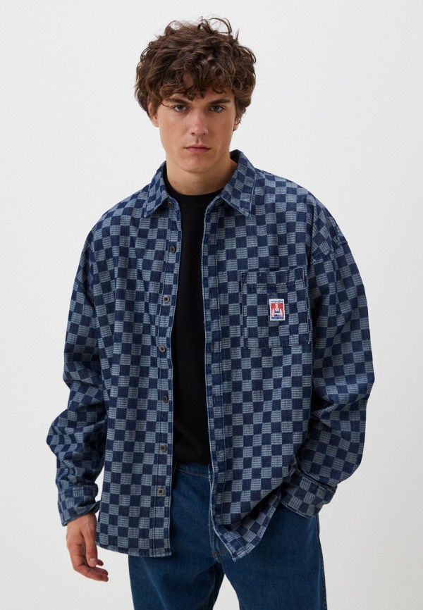 

Рубашка джинсовая Wrangler, Синий, OVERSIZED