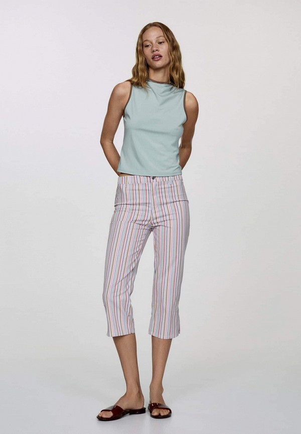 

Майка Mango, Бирюзовый, SEOUL, Exclusive for Lamoda