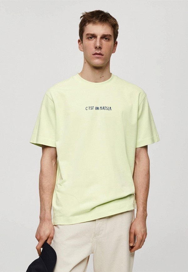 

Футболка Mango Man, Желтый, PLAISIR