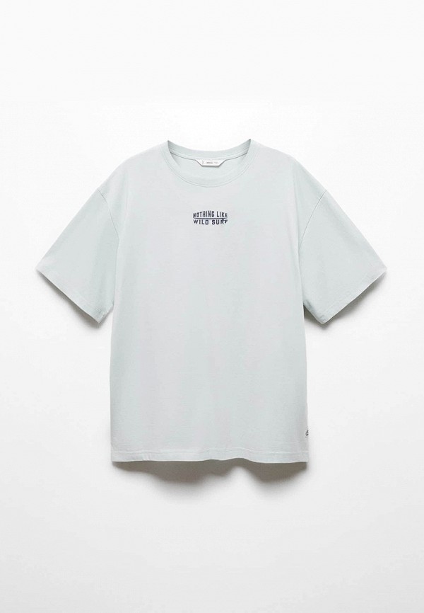 

Футболка Mango Kids, Голубой, WAVES3