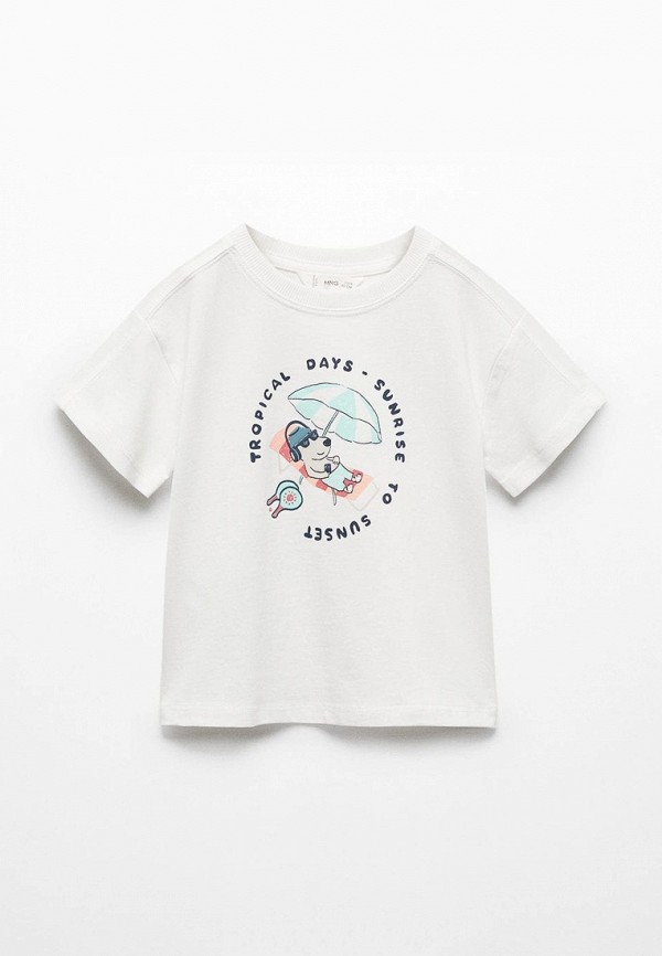 

Футболка Mango Kids, Белый, PANCHO