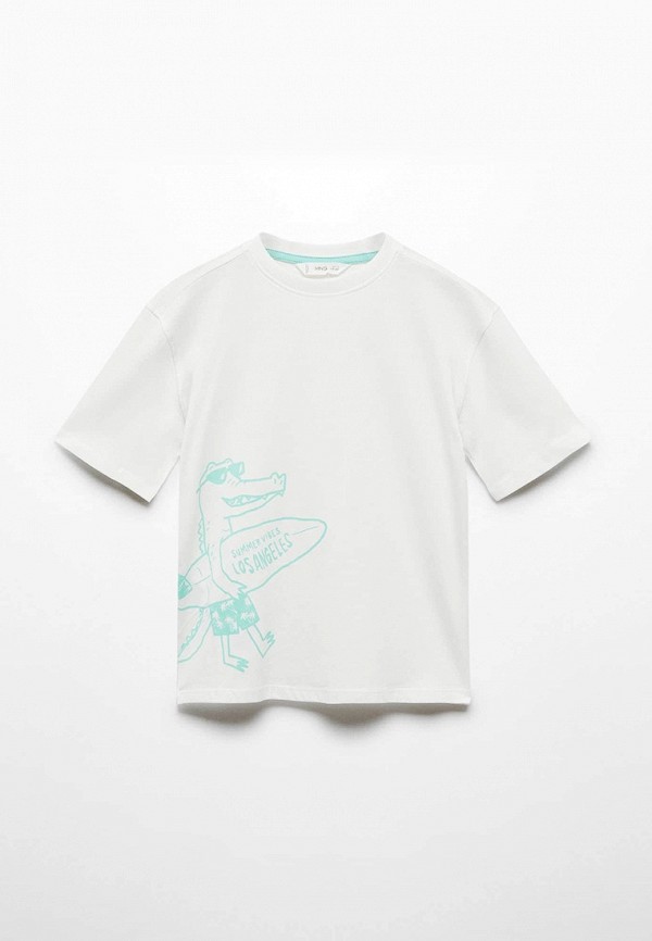 

Футболка Mango Kids, Белый, ESEN1