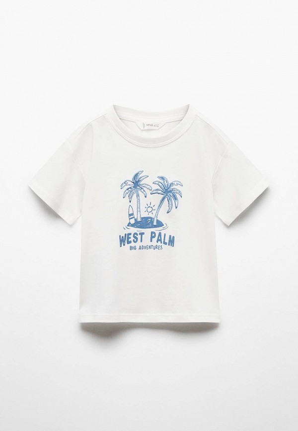 

Футболка Mango Kids, Белый, ISLAND