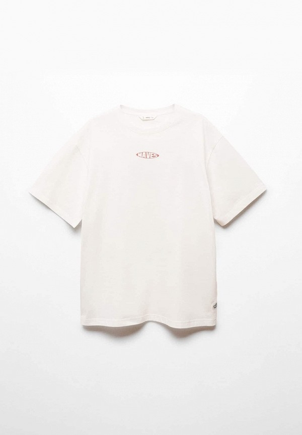 

Футболка Mango Kids, Белый, WAVES2
