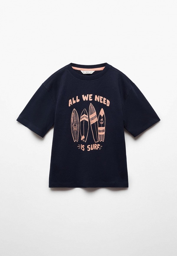 

Футболка Mango Kids, Синий, ESEN2