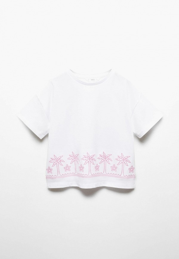 

Футболка Mango Kids, Белый, PALMI