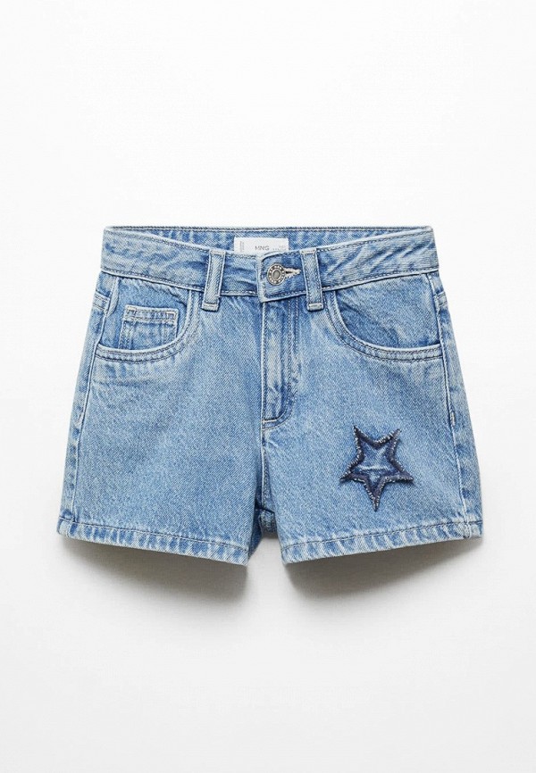

Шорты джинсовые Mango Kids, Голубой, STAR