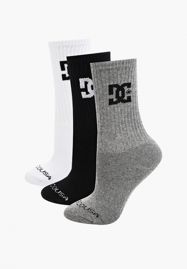 

Носки 3 пары DC Shoes, Разноцветный, SPP DC CREW 3PK SOCK KVJ8