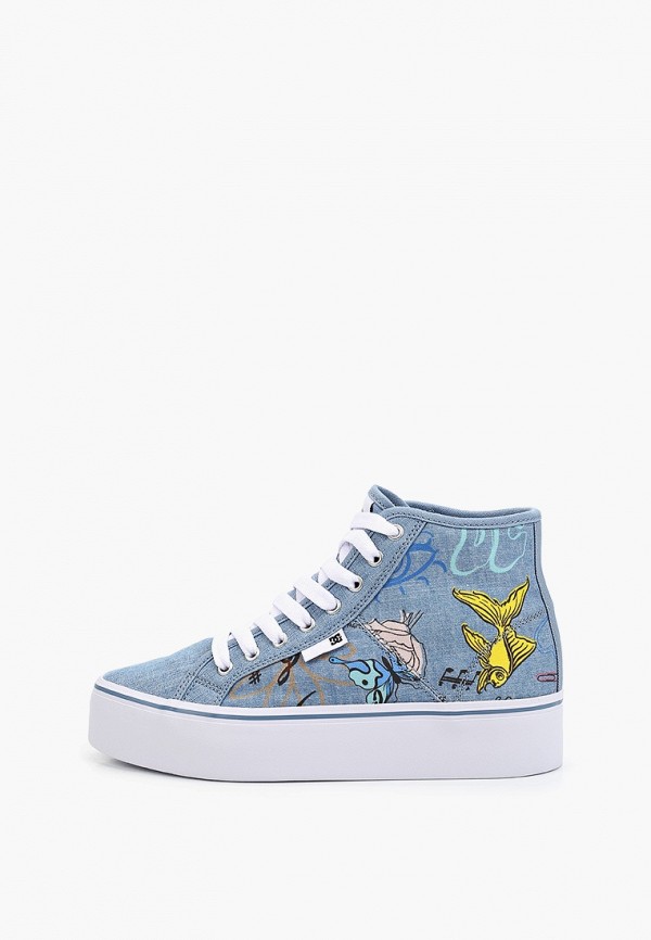

Кеды DC Shoes, Голубой, MANUALHI PLTFRM SHOE HDD