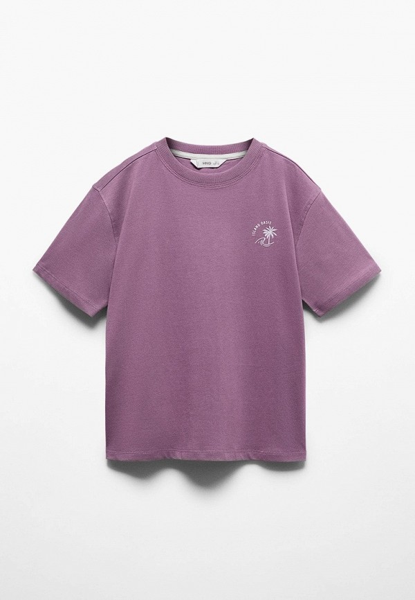 

Футболка Mango Kids, Фиолетовый, HORI