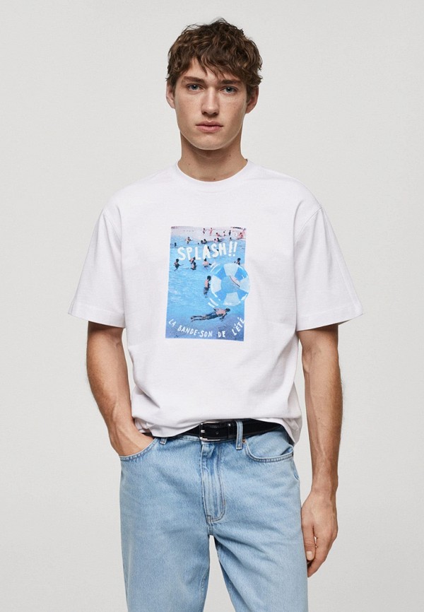 

Футболка Mango Man, Белый, SPLASH