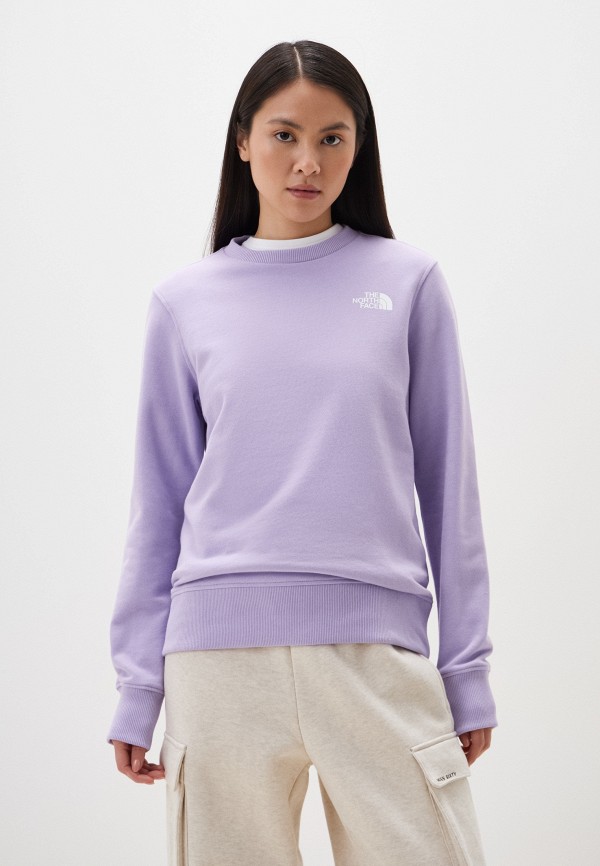 

Свитшот The North Face, Фиолетовый, W Light Drew Peak Crew