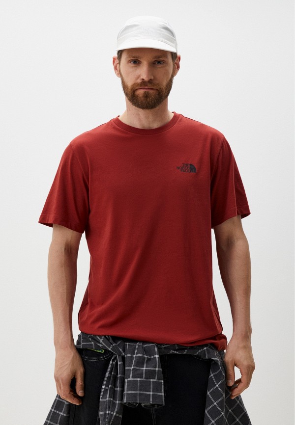 

Футболка The North Face, Коричневый, M S/S Simple Dome Tee