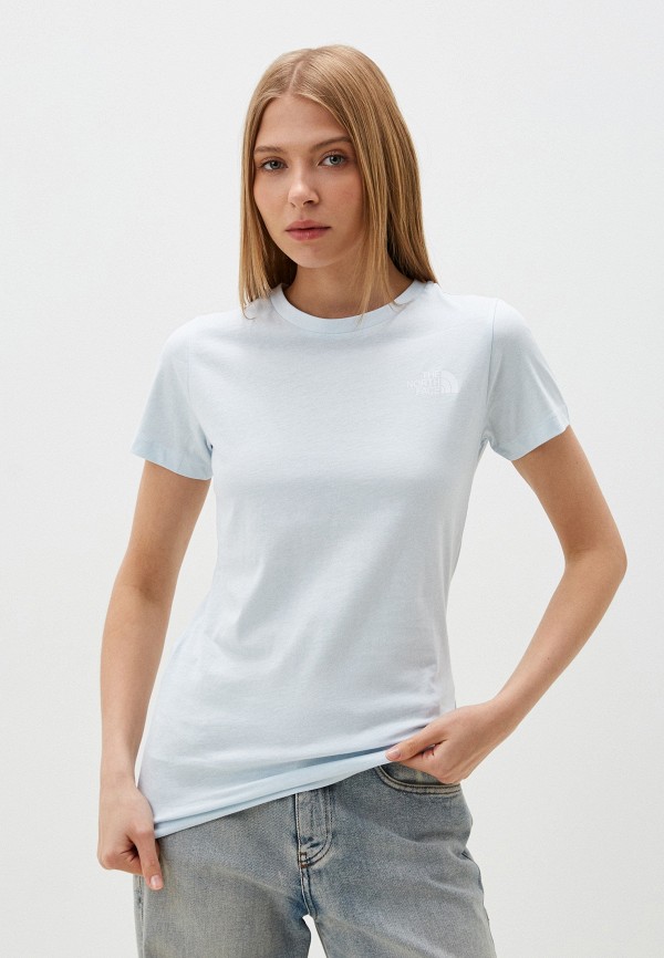 

Футболка The North Face, Голубой, W S/S Redbox Tee